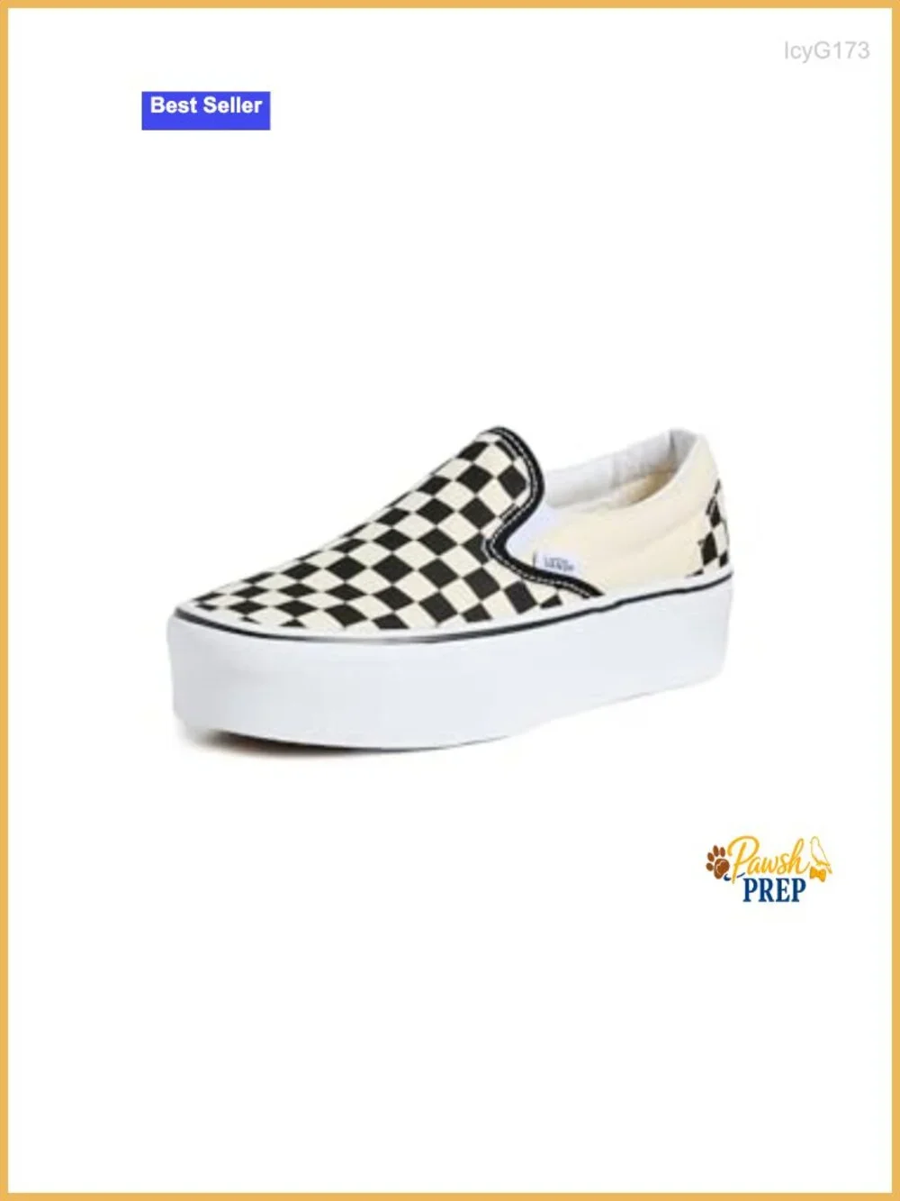 Canvas Slip-On Sneakers Padded Collar Platform 1.5in